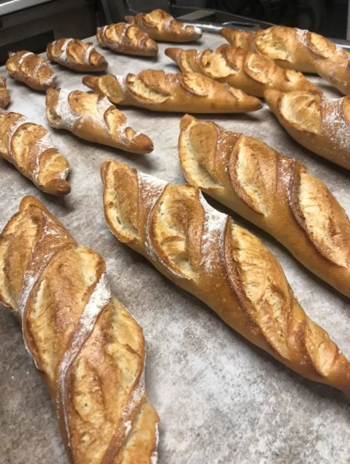 Baguettes artisanales scarifiées